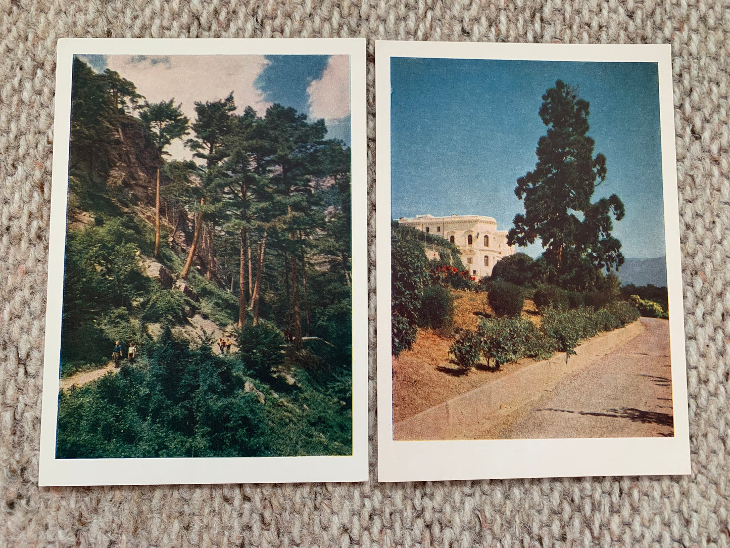 Vintage set of 12 Crimea postcards - Крим - Крым - Collectible Crimea view cards - Soviet Ukraine - Printed in USSR - 1956 - unused