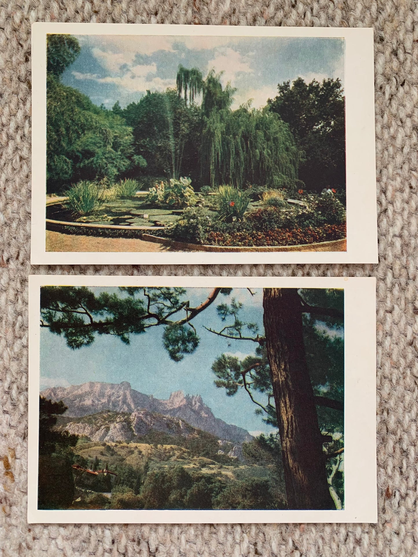 Vintage set of 12 Crimea postcards - Крим - Крым - Collectible Crimea view cards - Soviet Ukraine - Printed in USSR - 1956 - unused