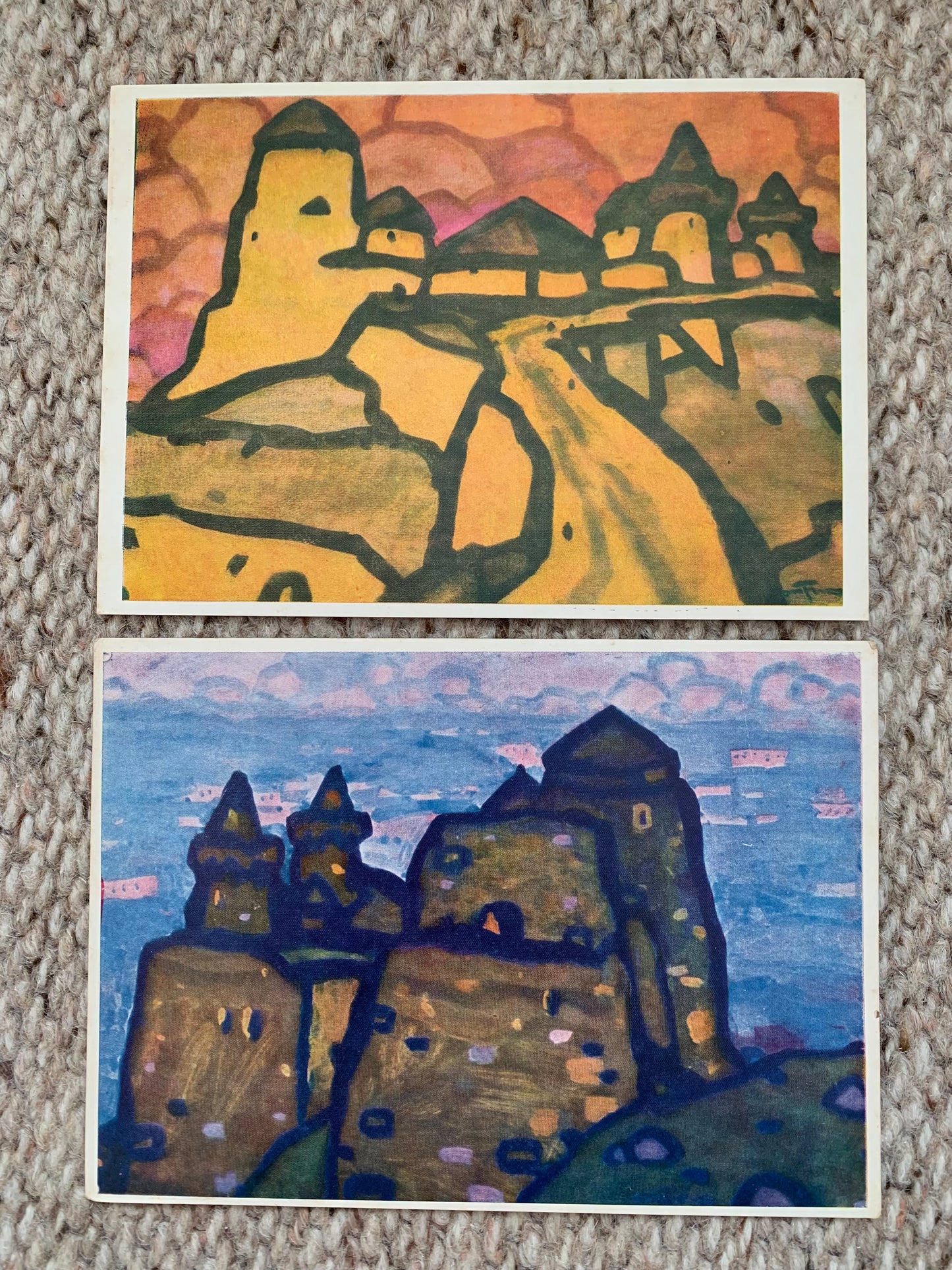 Vintage set of 13 postcards - Collectible postcards - KAMYANETS-PODILSKY. RELICS OF THE PAST IN PICTURES - Soviet Ukraine - Printed in USSR - 1968 - unused