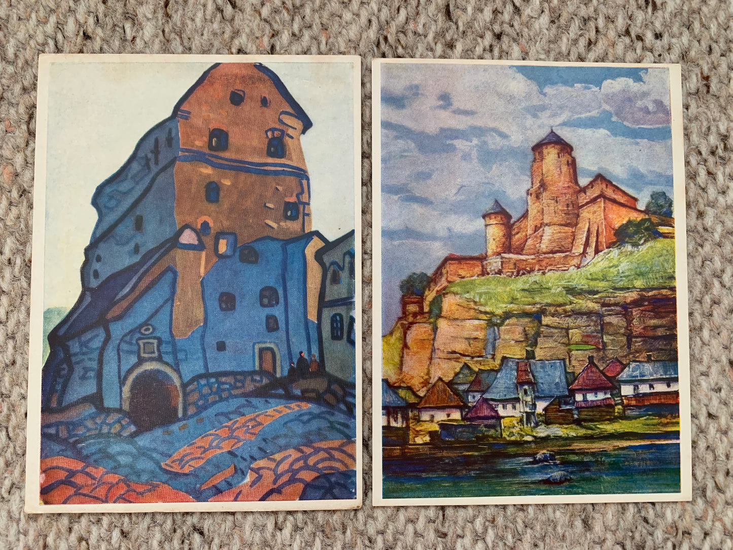 Vintage set of 13 postcards - Collectible postcards - KAMYANETS-PODILSKY. RELICS OF THE PAST IN PICTURES - Soviet Ukraine - Printed in USSR - 1968 - unused