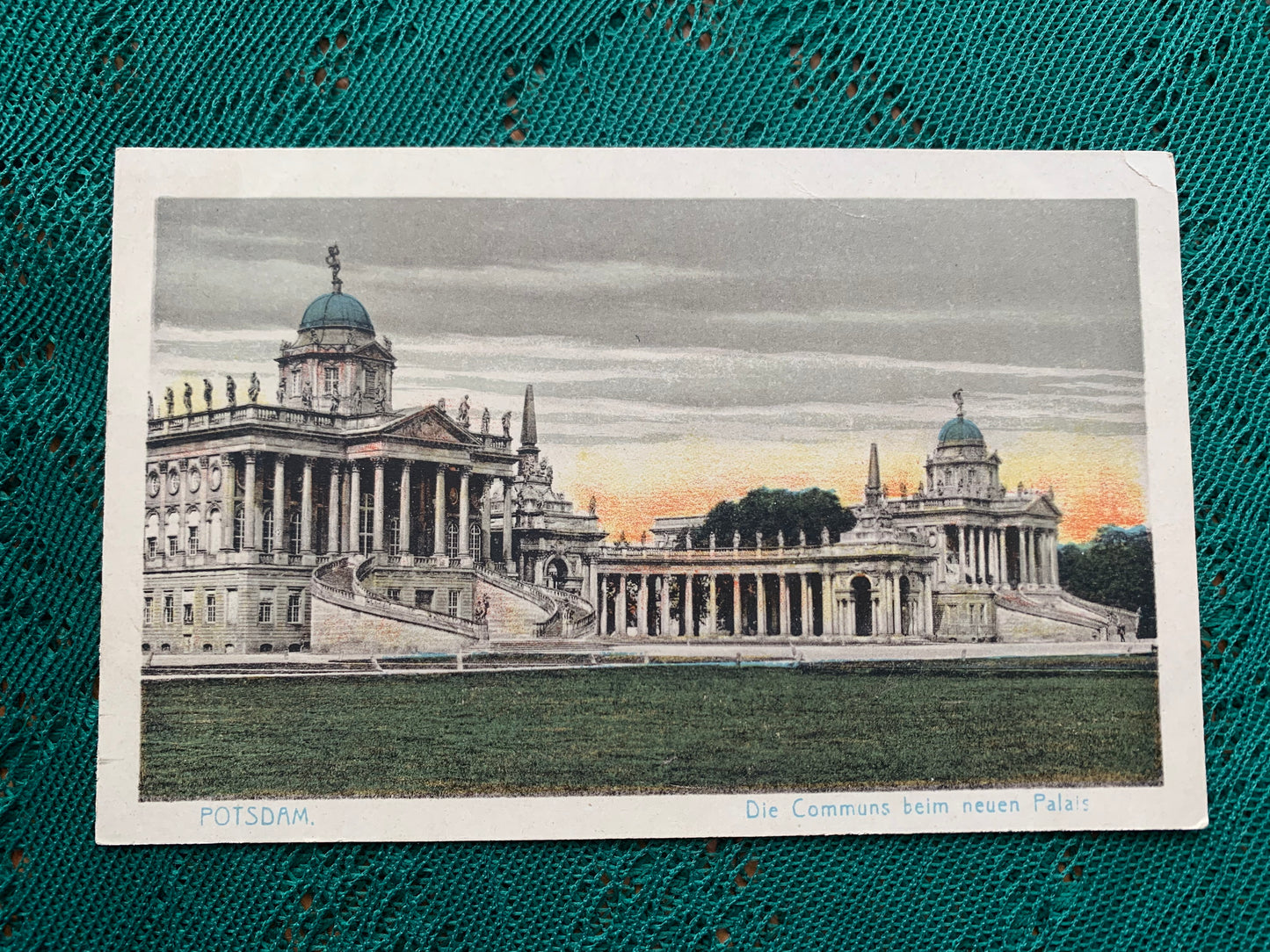 Old postcard - Antique postcard - POTSDAM - Die Communs beim neuen Palais - J.Wollstein Berlin - No.121 - Germany - early 1900's