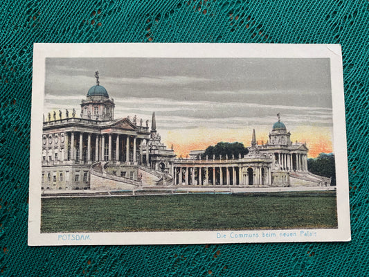 Old postcard - POTSDAM - Die Communs beim neuen Palais - J.Wollstein Berlin - No.121 - Germany - early 1900's
