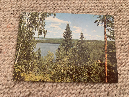 Finnish postcard - Landscape of Finland - 1980's - Printed for USSR - unused