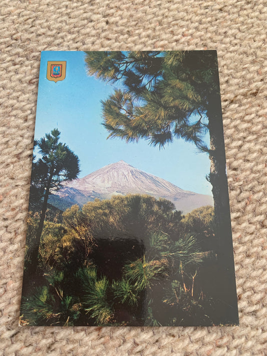 Tenerife postcard - The Teide view from the pinery of the Cumbre - Spain - 2000's - unused