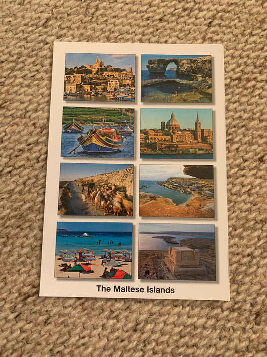 Malta viewcard - Views of Malta in Europe - THE MALTESE ISLANDS - 2000's - unused