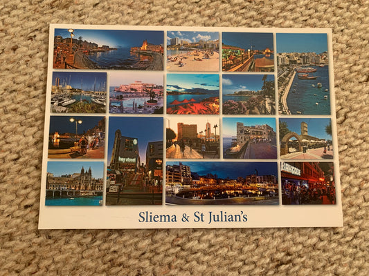Malta viewcard - Views of Malta in Europe - MALTESE ARCHIPELAGO - Sliema & St Julian's - 2000's - unused