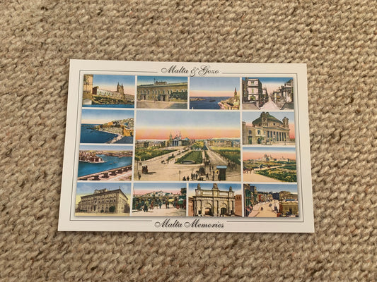 Malta viewcard - Views of Malta in Europe - Nostalgic memories of Malta - 2000's - unused