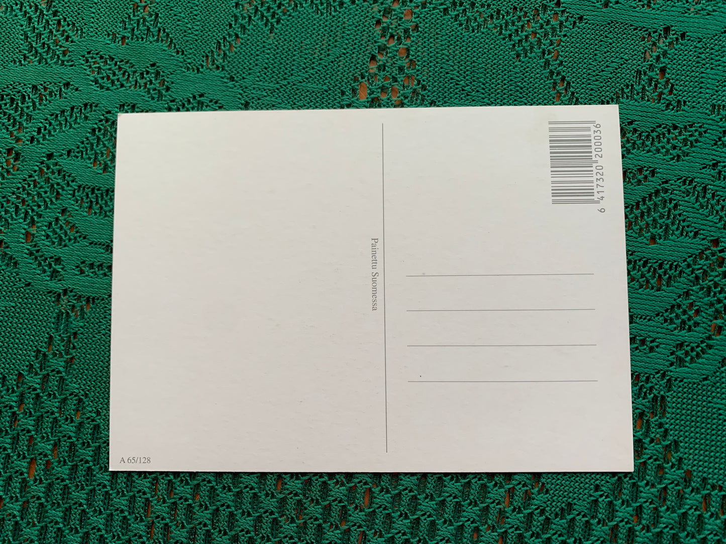 Finnish art postcard with cats - Printed in Finland - Greeting card, collectible postcard - unused