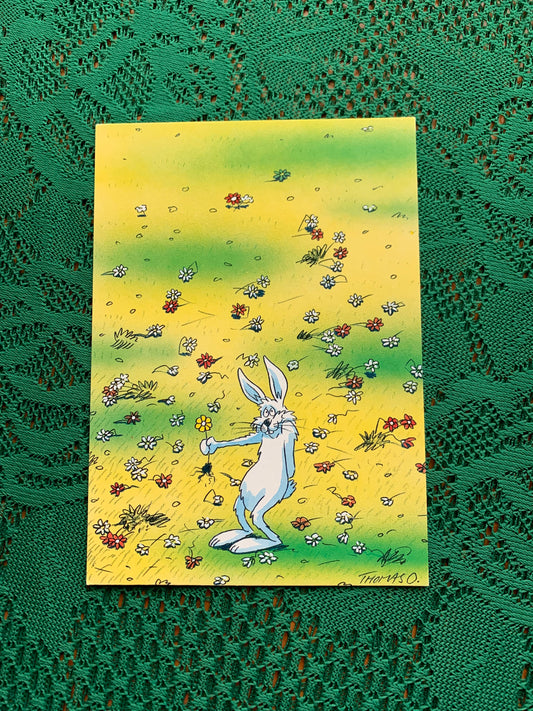 Finnish funny postcard - Printed in Finland - Greeting card, collectible postcard - unused