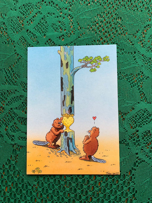 Finnish funny postcard - Printed in Finland - Greeting card, collectible postcard - unused