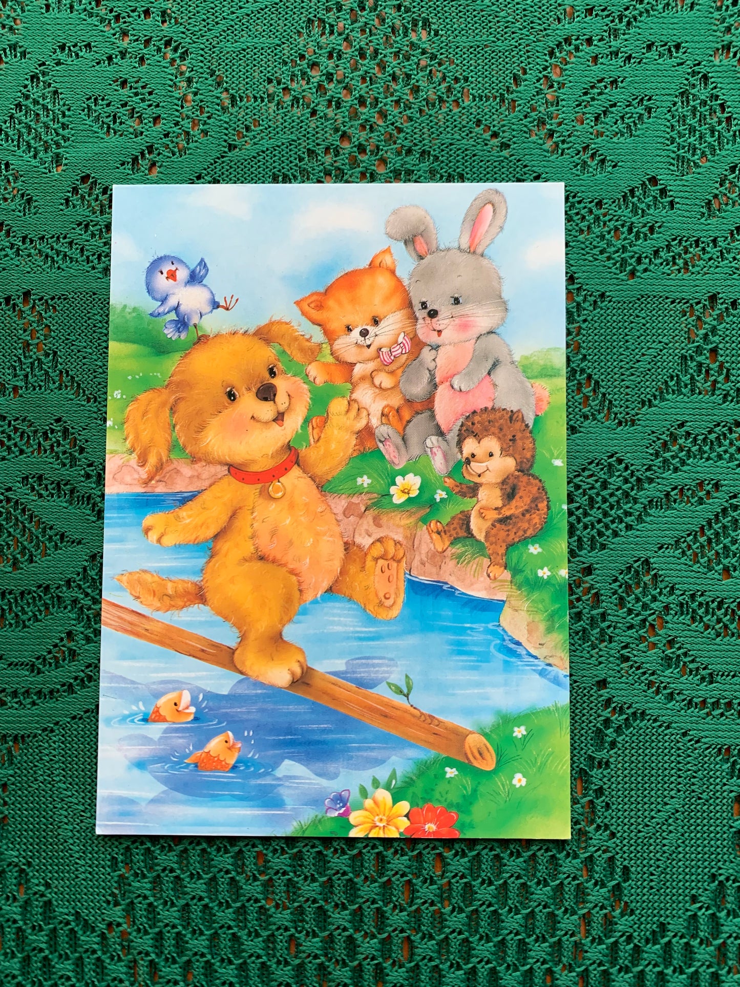 Finnish art postcard - Printed in Finland - Greeting card, collectible postcard - unused