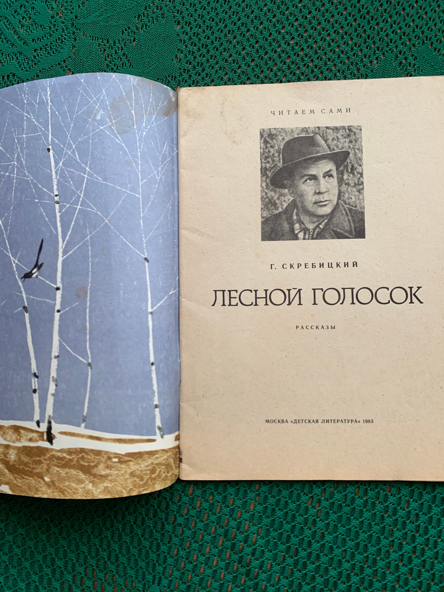 Vintage Russian Children's Book - THE VOICE OF FOREST - 1984