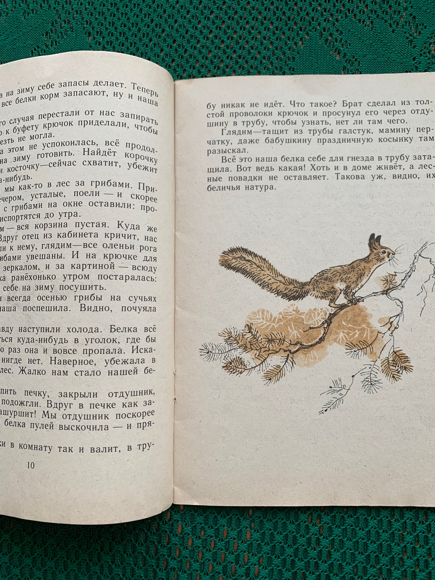 Vintage Russian Children's Book - THE VOICE OF FOREST - 1984
