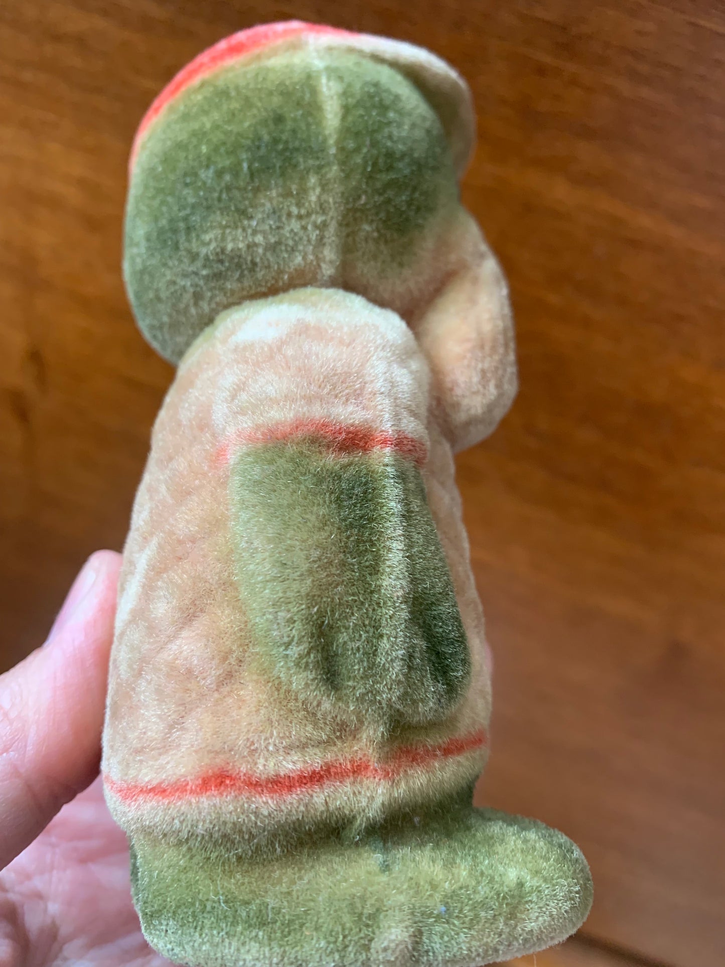 Collectible vintage plush toy from USSR - 1970s polymer soft toy standing SEAL - Soviet time souvenir