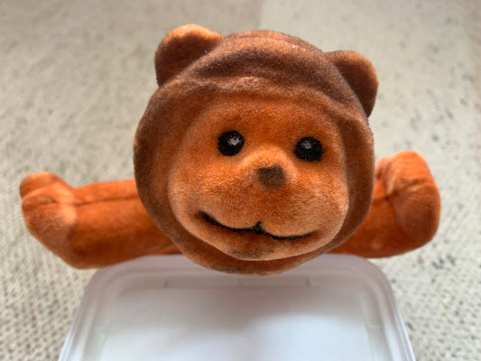 Collectible vintage plush toy from USSR - 1970s polymer soft toy LION - Soviet time souvenir
