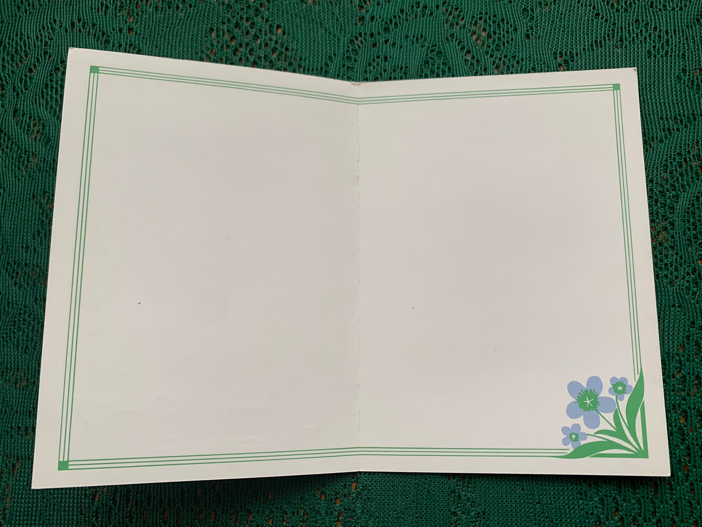 Russian embossed art postcard - Folded greeting card - Artist V.Chmarov - Printed in USSR - 1983 - unused