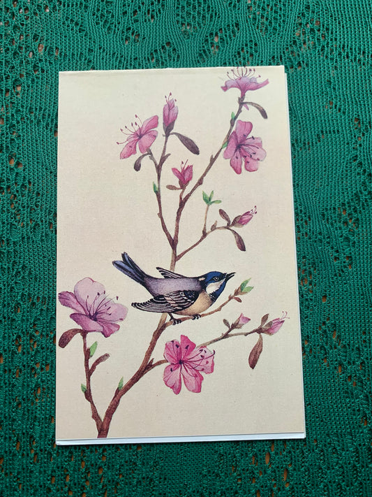 Russian art postcard - Folded greeting card - Artist O.Trendeleva - Printed in USSR - 1988 - unused