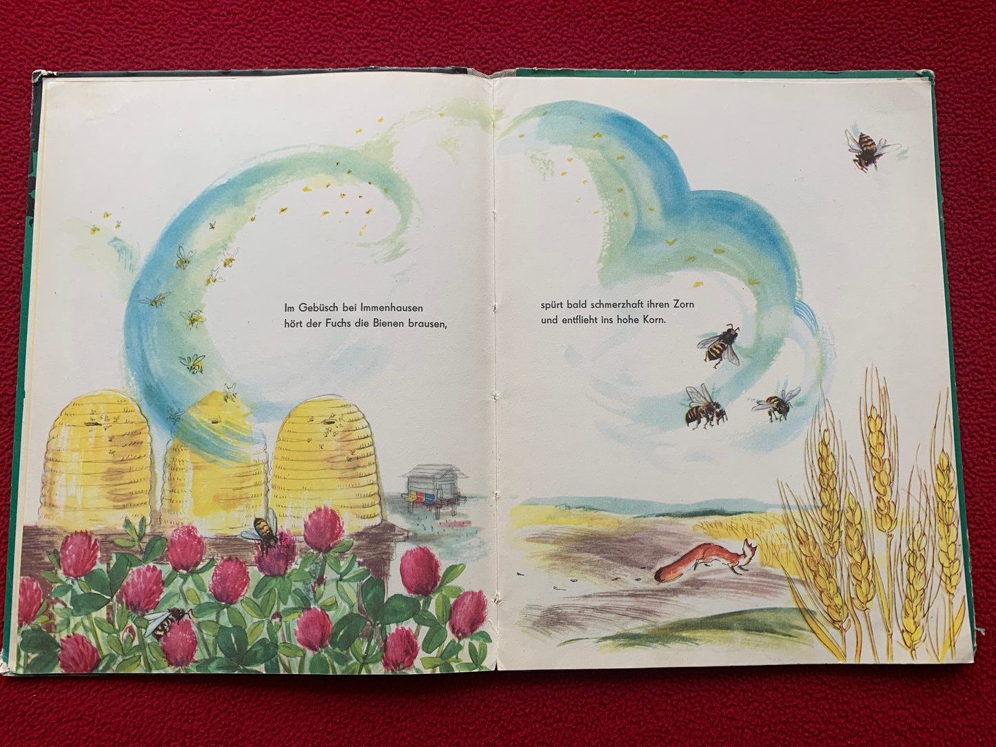 German Children's Book from 1962 - THE DECEIVED FOX - DER BETROGENE FUCHS - Printed in GDR (East Germany)