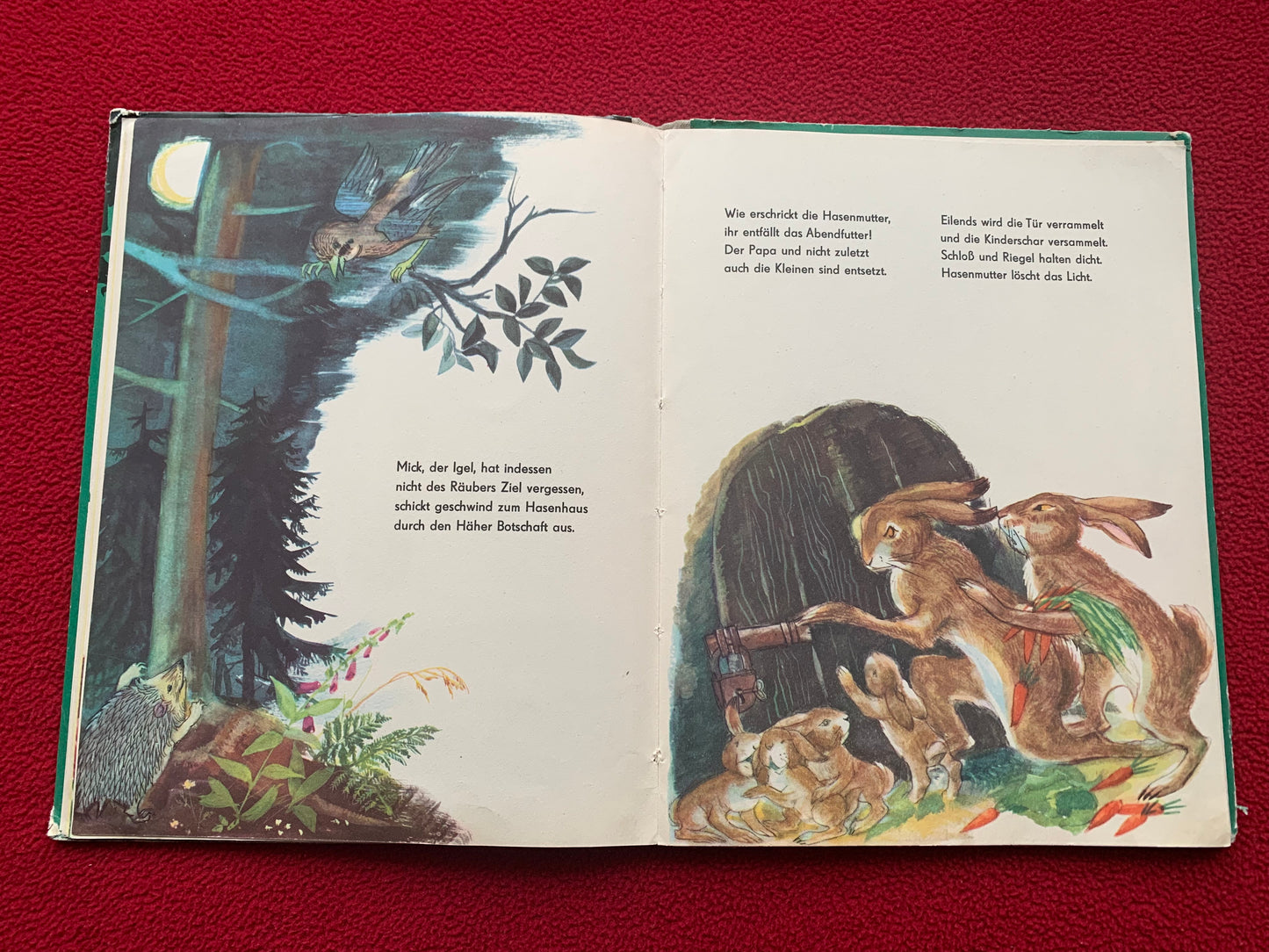 German Children's Book from 1962 - THE DECEIVED FOX - DER BETROGENE FUCHS - Printed in GDR (East Germany)