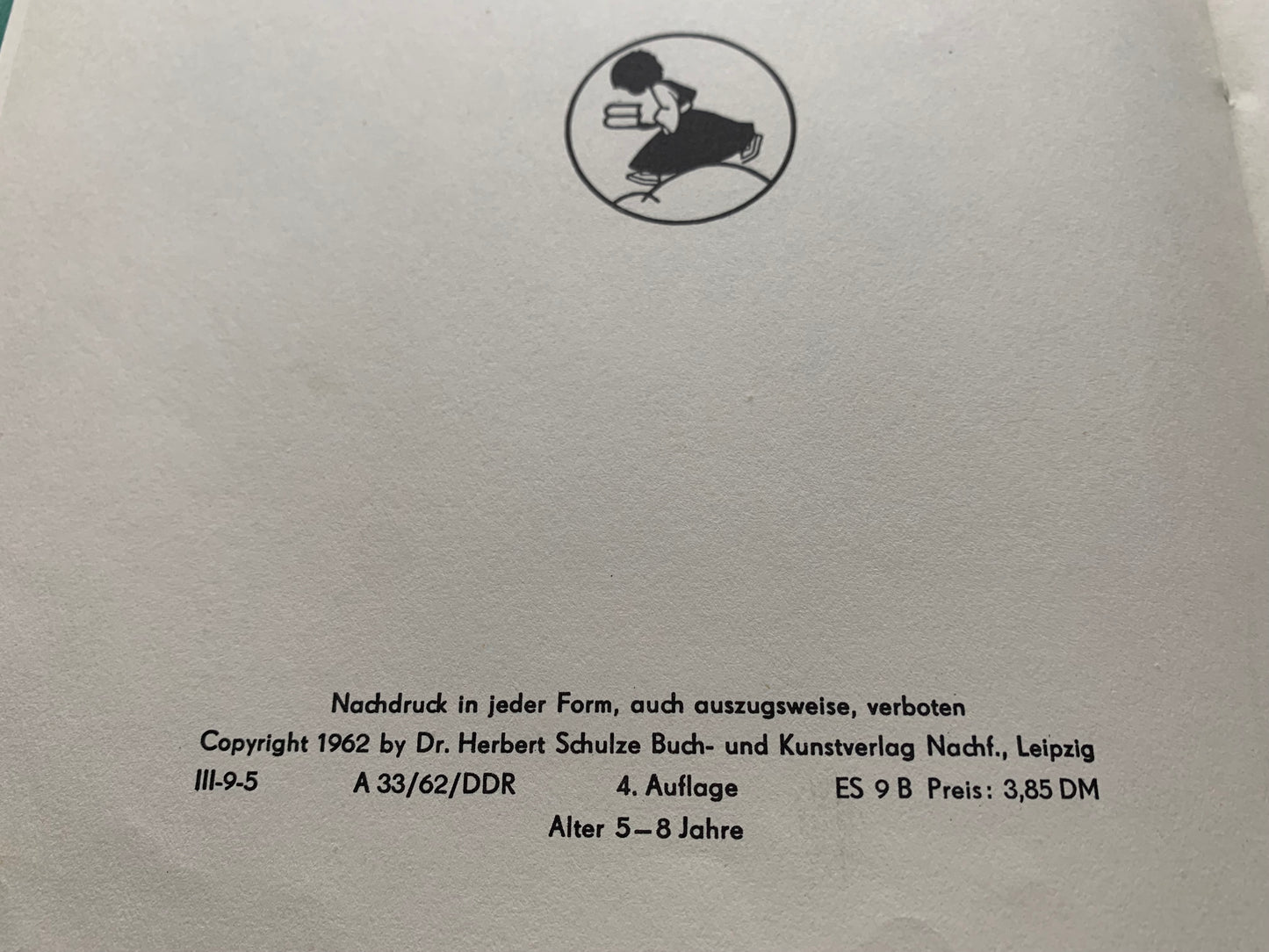 German Children's Book from 1962 - THE DECEIVED FOX - DER BETROGENE FUCHS - Printed in GDR (East Germany)