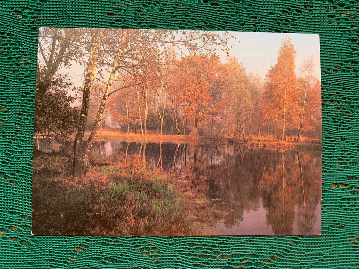 Soviet postcards - Nature view cards - Seasons - 1980s - unused