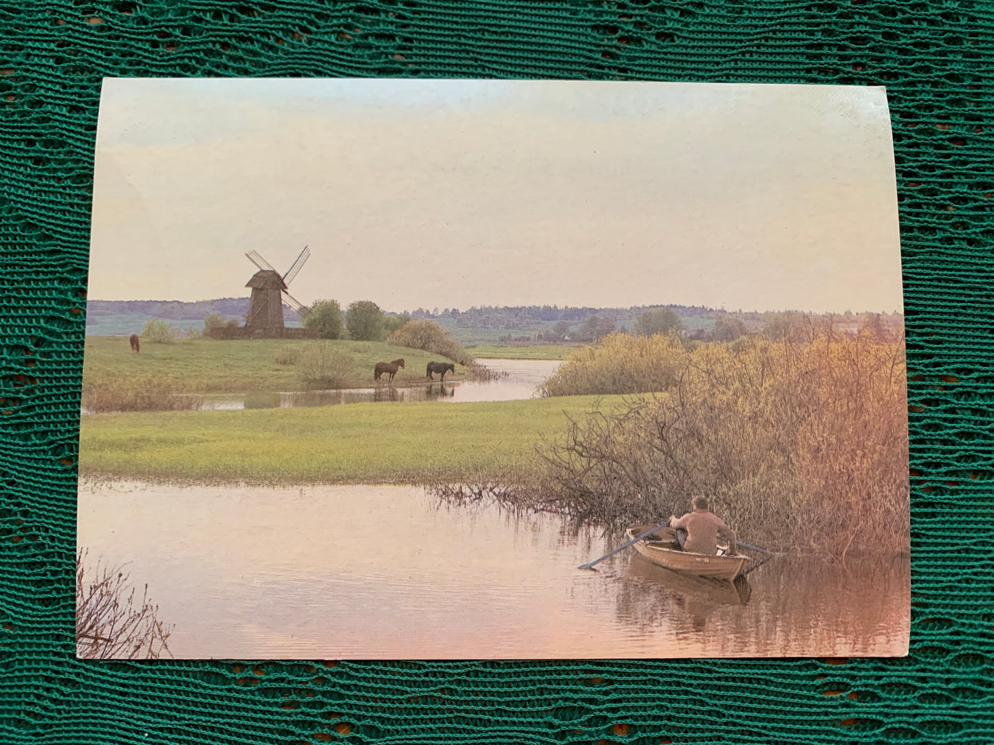 Soviet postcards - Nature view cards - Seasons - 1980s - unused