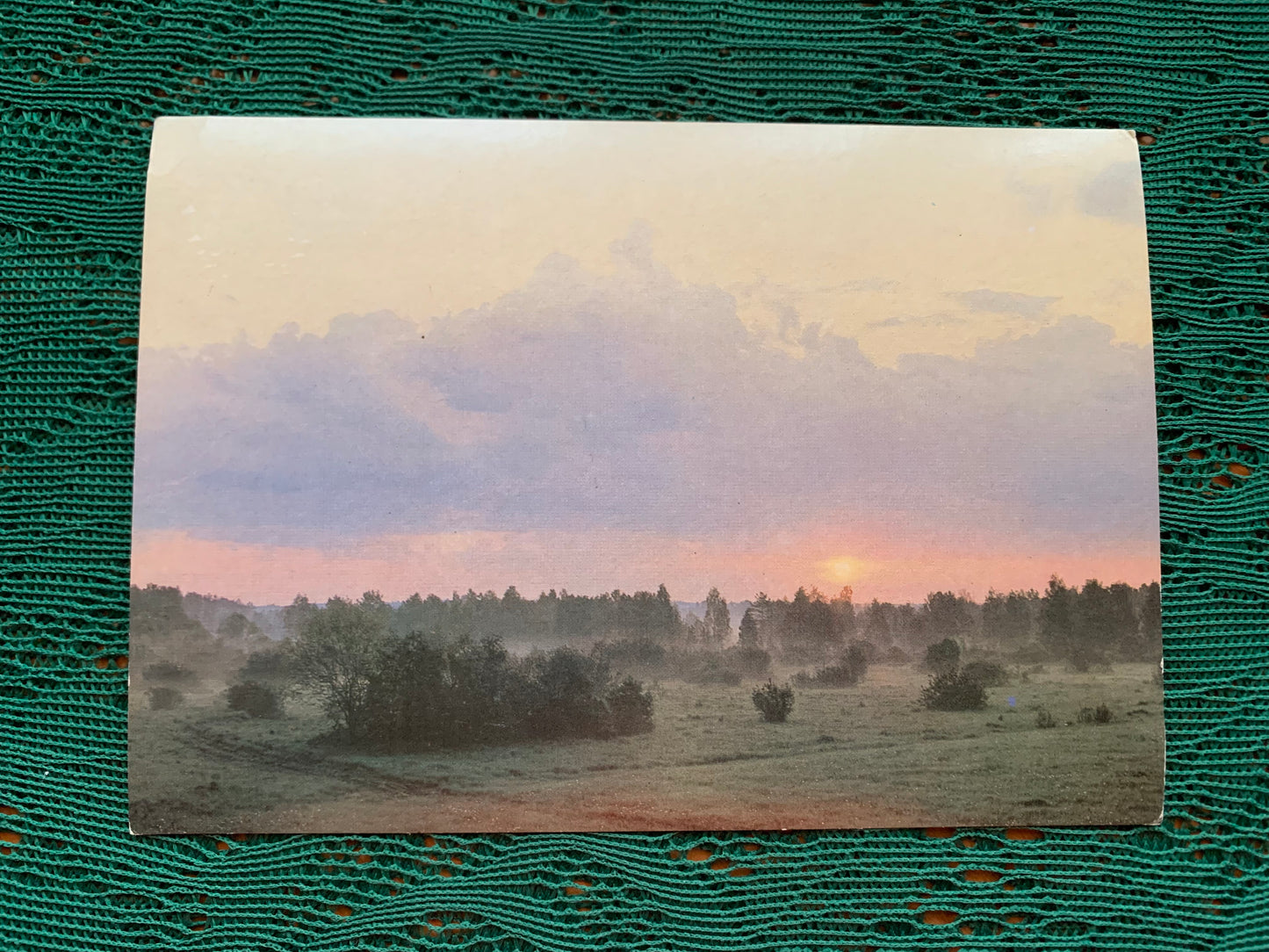 Soviet postcards - Nature view cards - Seasons - 1980s - unused