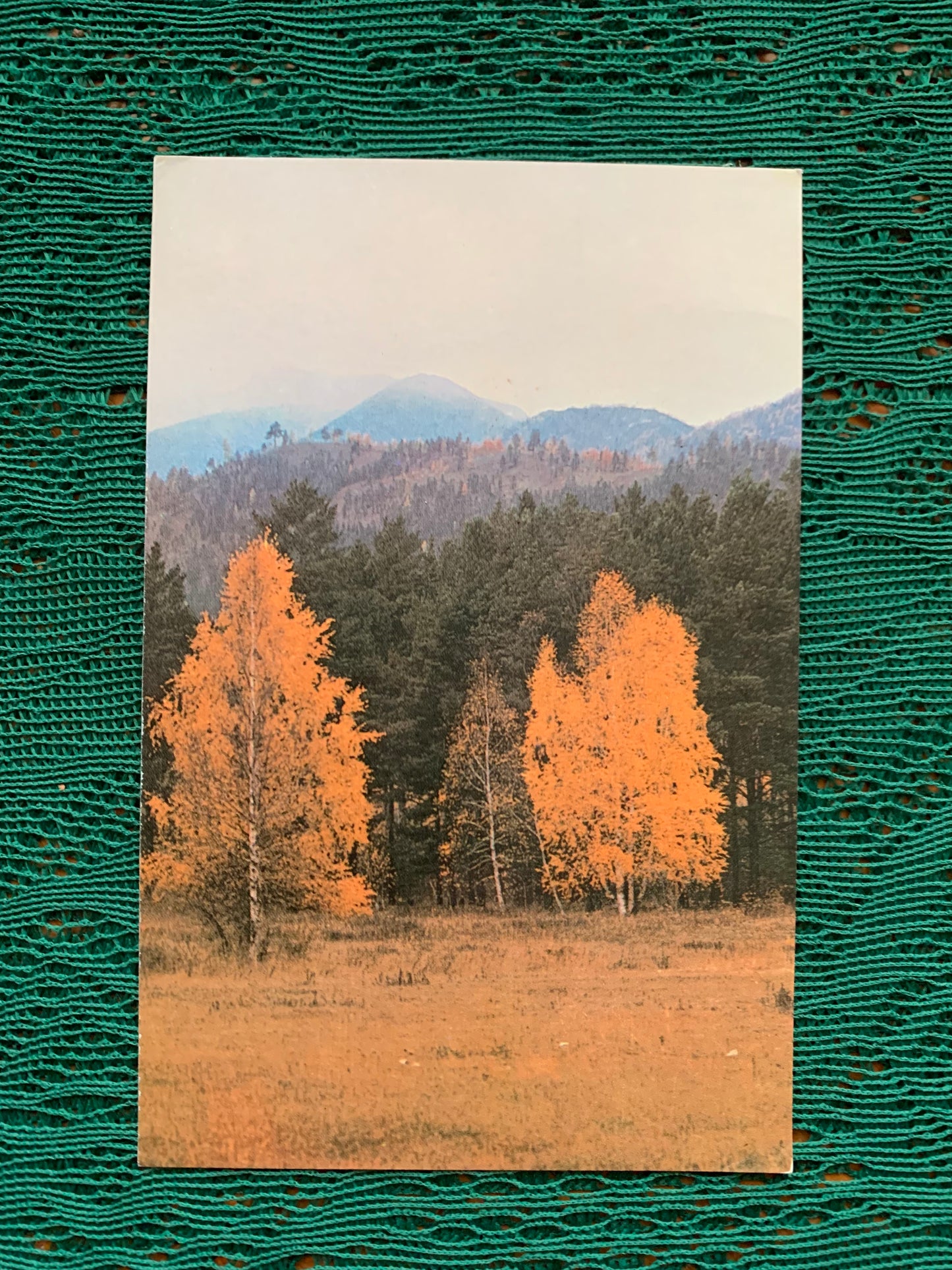 Soviet postcards - Nature view cards - Seasons - 1980s - unused