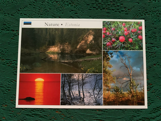ESTONIA postcard for collecting or post crossing - Views of Estonian nature - 2000's - unused