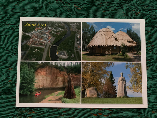 ESTONIA postcard for collecting or post crossing - Views of South Estonia - 2000's - unused