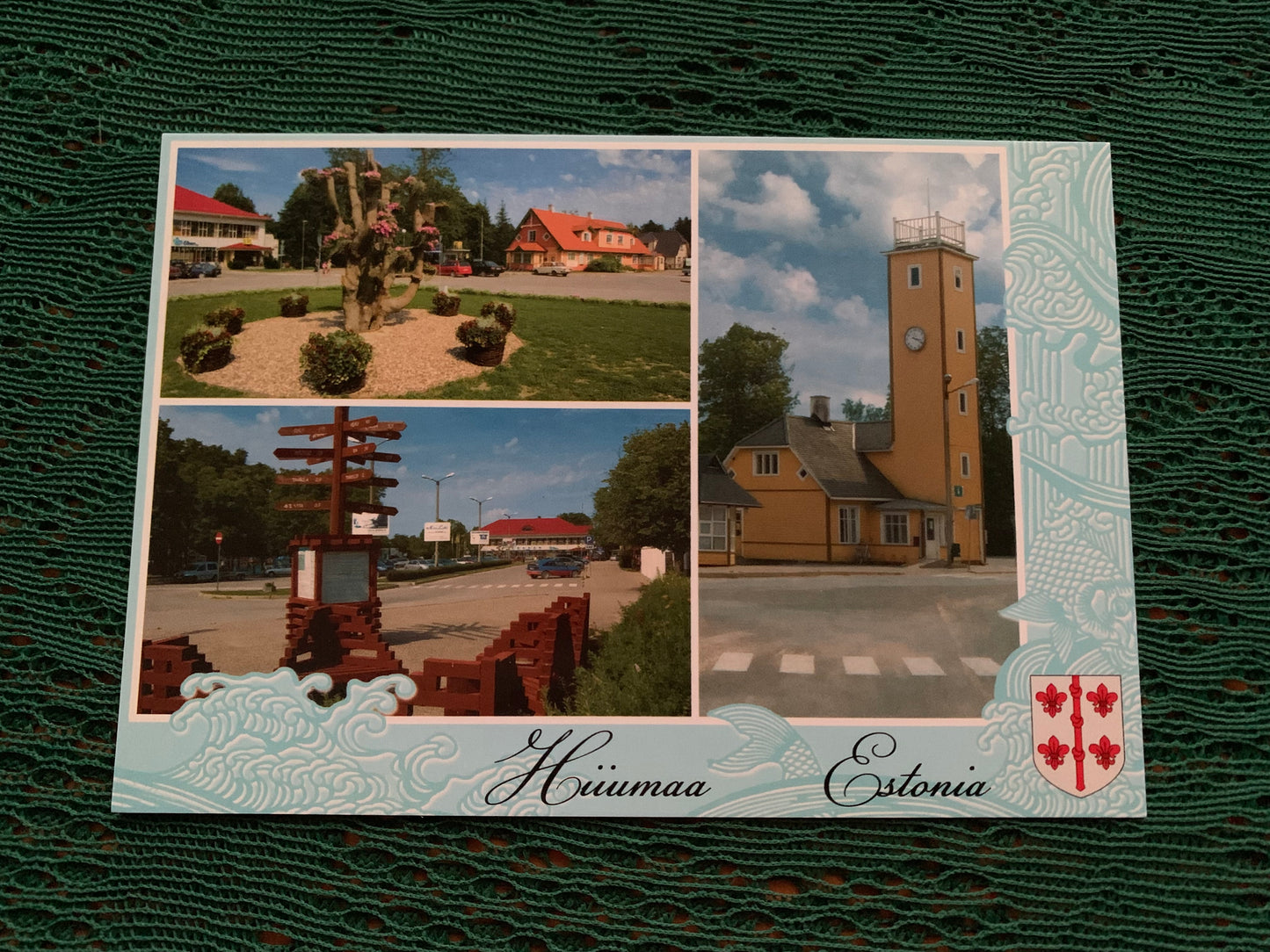 ESTONIA postcard for collecting or post crossing - Hiiumaa island - Capital town KÄRDLA - 2000's - unused