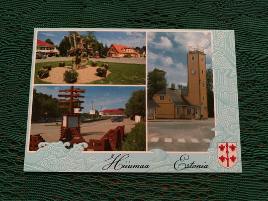 ESTONIA postcard for collecting or post crossing - Hiiumaa island - Capital town KÄRDLA - 2000's - unused