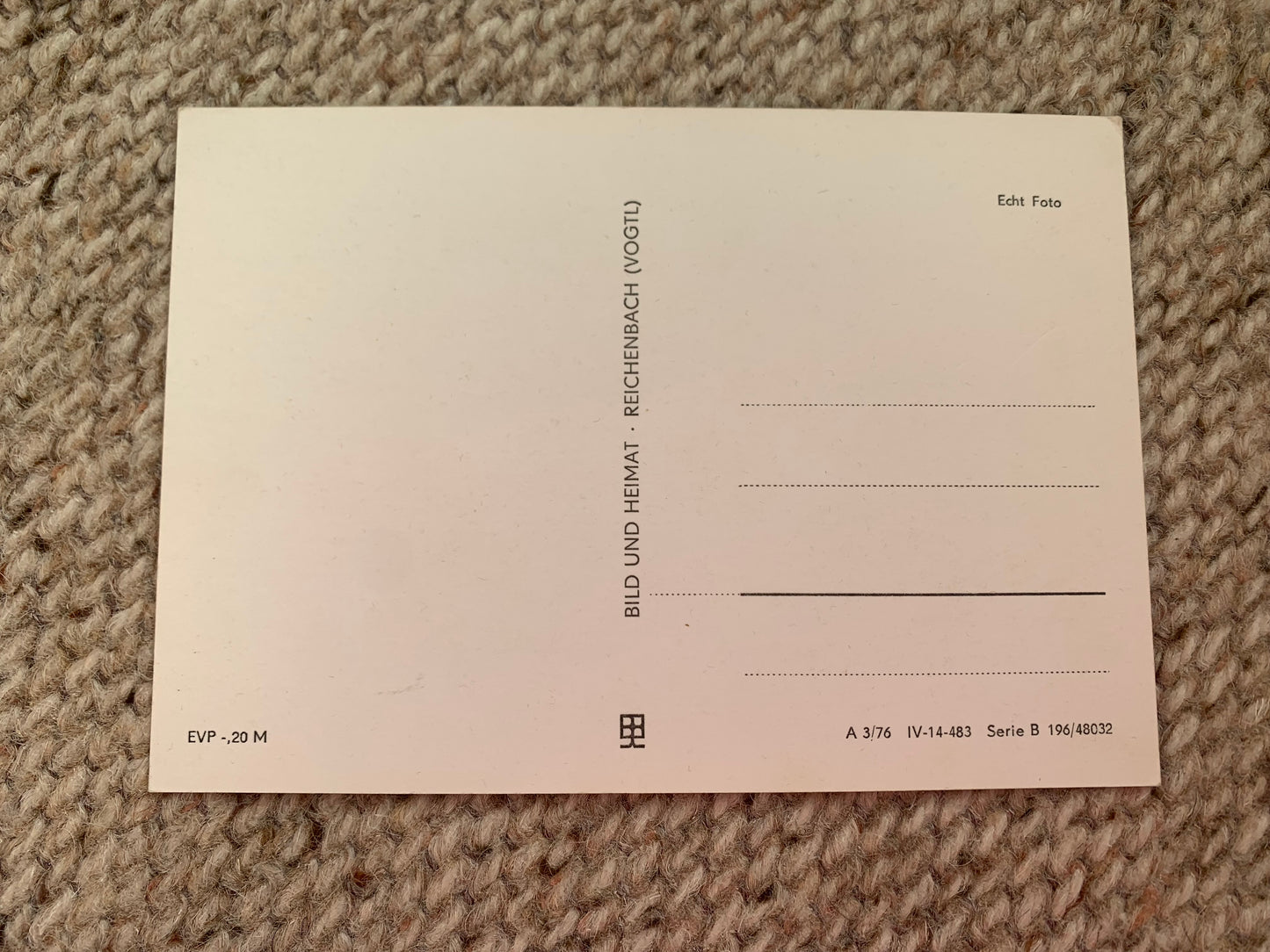 CAT postcard - Black and white Collectible card - Printed in DDR / GDR / East Germany - 1970s - unused