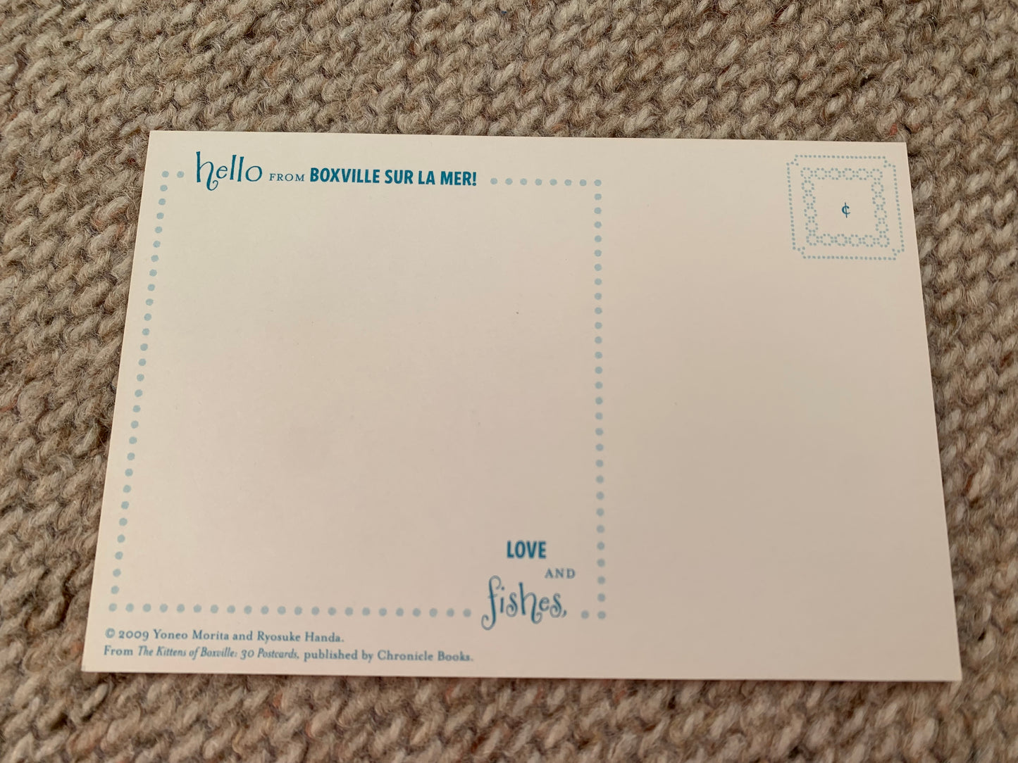 CAT postcard - Collectible card - Printed in Japan - 2009 - unused