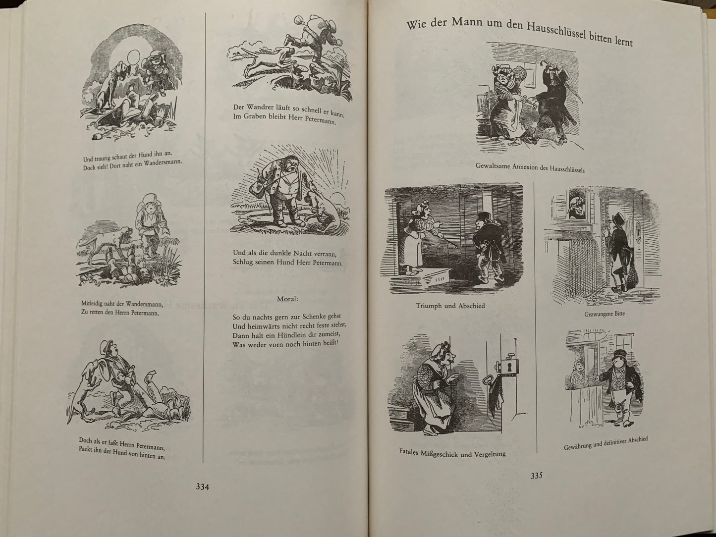Vintage comic satire book in German - "Das dicke BUSCH-BUCH" - A thick Joke Book - Wolfgang Teichmann - Printed in DDR / GDR - 1981