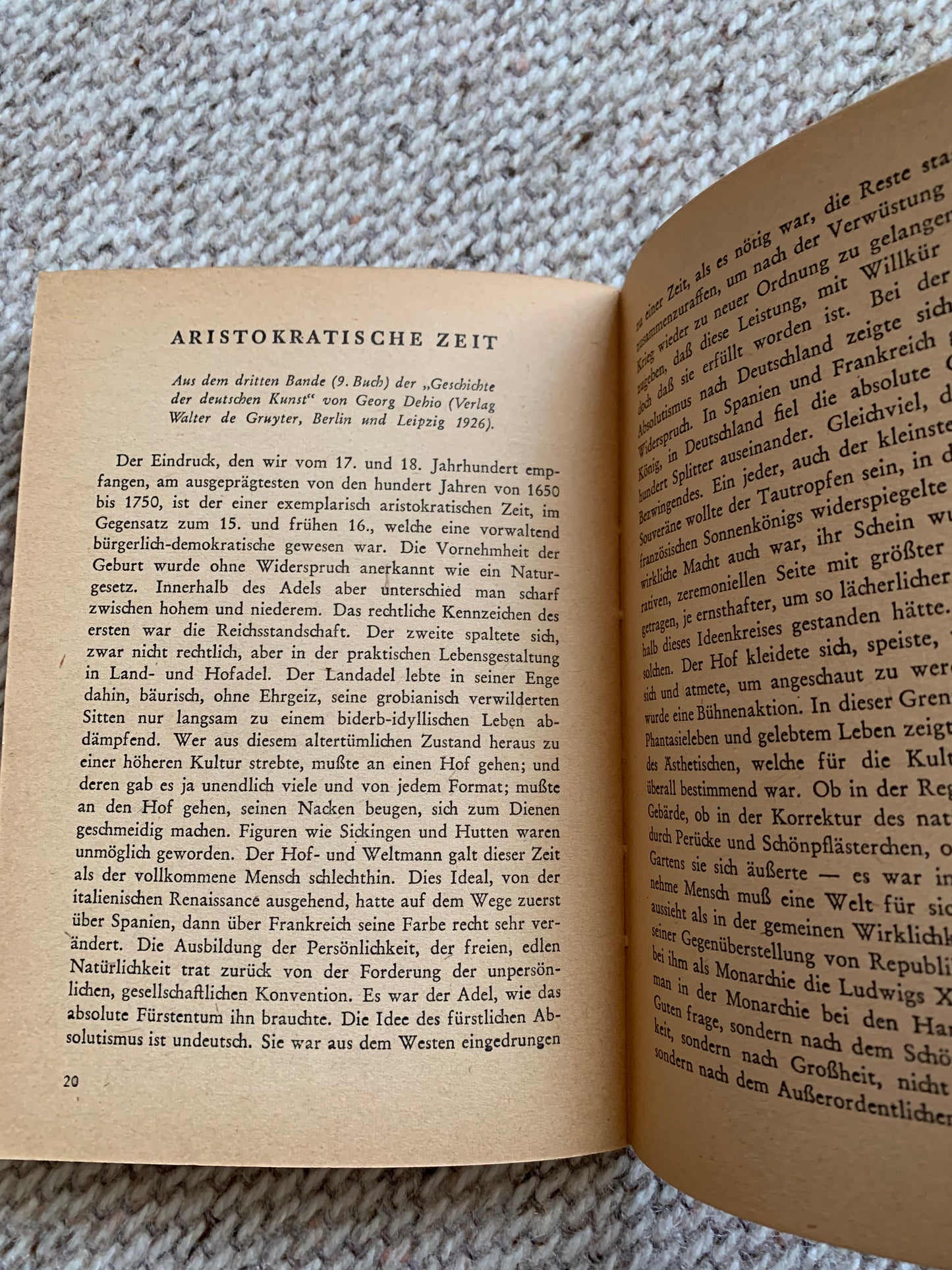 Der Figurenschmuck des Parks von Veitshöchheim von Ferdinand Dietz - Der Kunstbrief - Antique Art Book - early 1900's