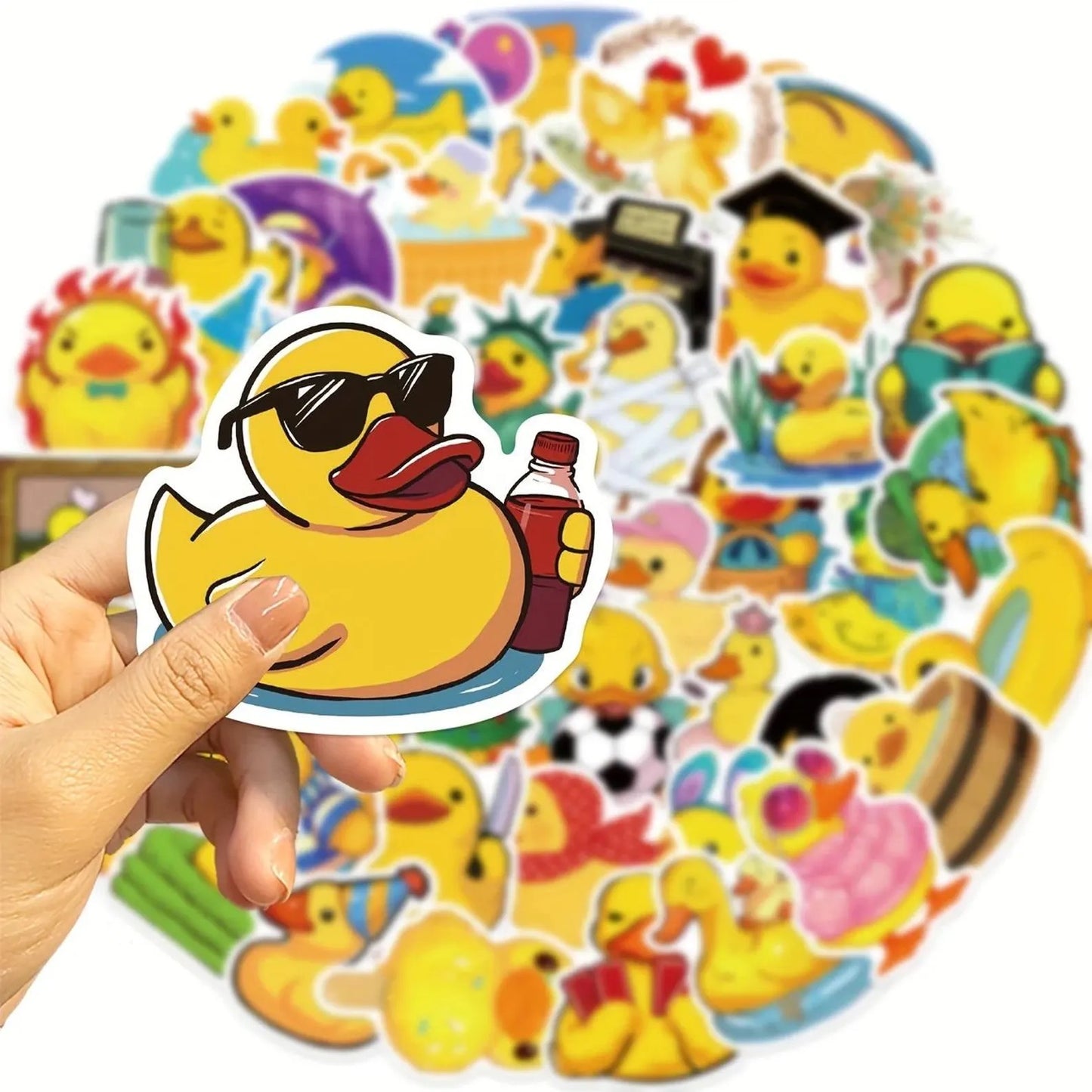 50 pcs Vintage Yellow colour Stickers - Deco Paper Ephemera