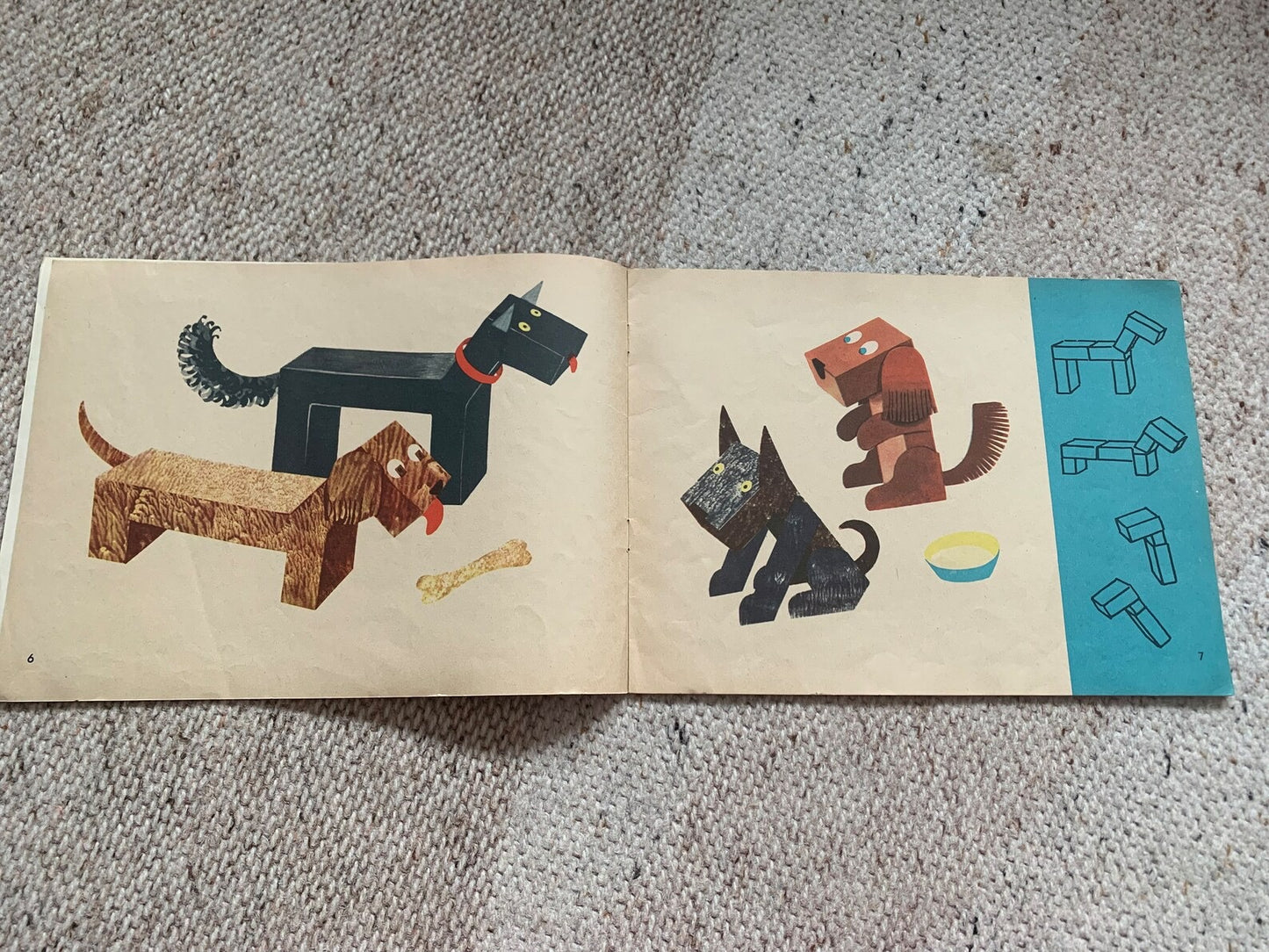 Estonian Children's Craft book - ANIMALS FROM MATCHBOXES - Printed in 1984 - USSR