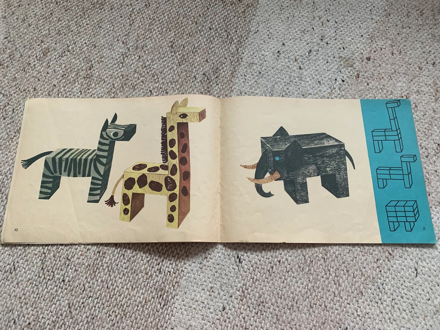 Estonian Children's Craft book - ANIMALS FROM MATCHBOXES - Printed in 1984 - USSR