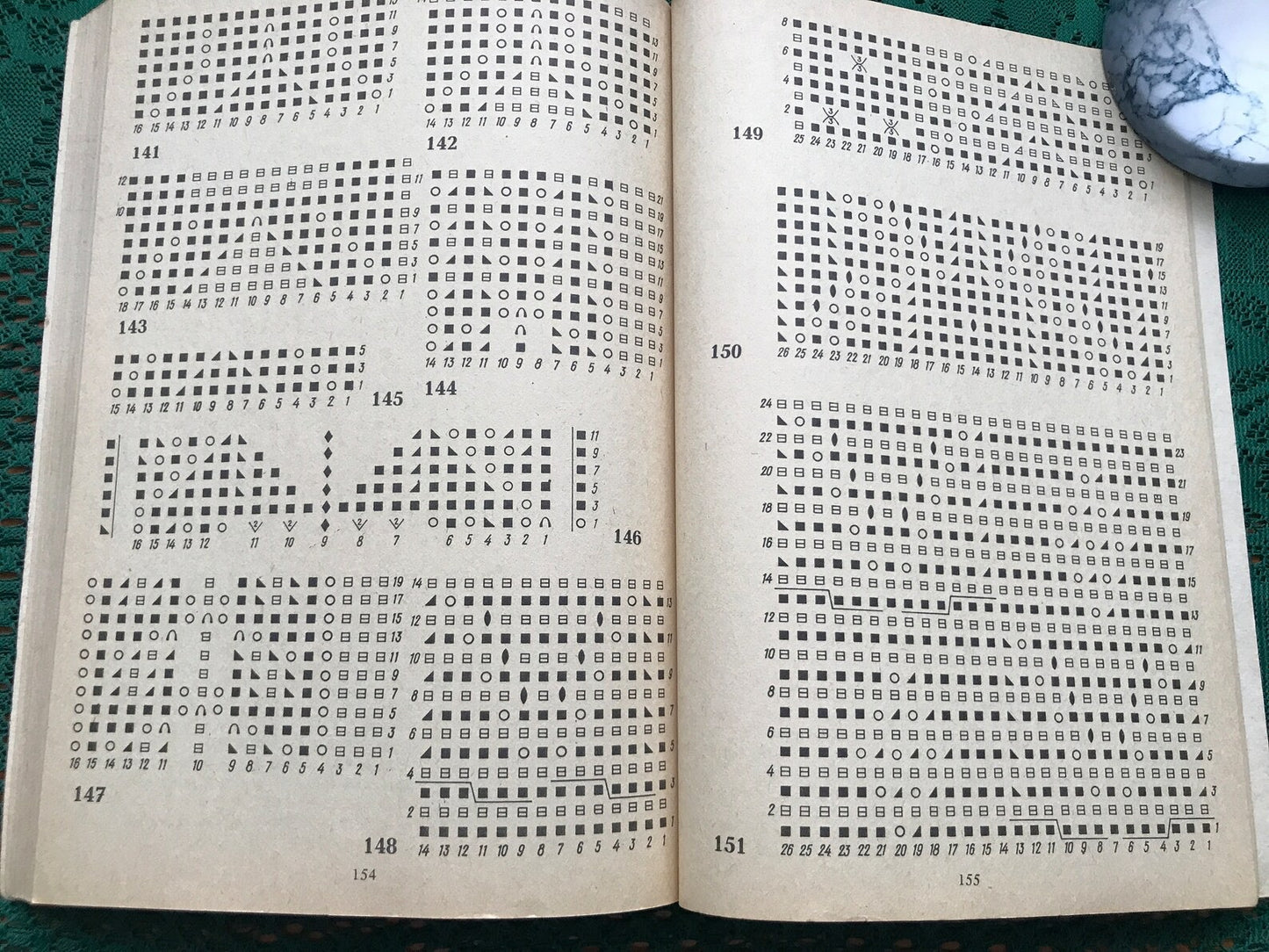 Vintage Estonian Crafts book - Lace making knitting manual, techniques and patterns - Printed in 1970s