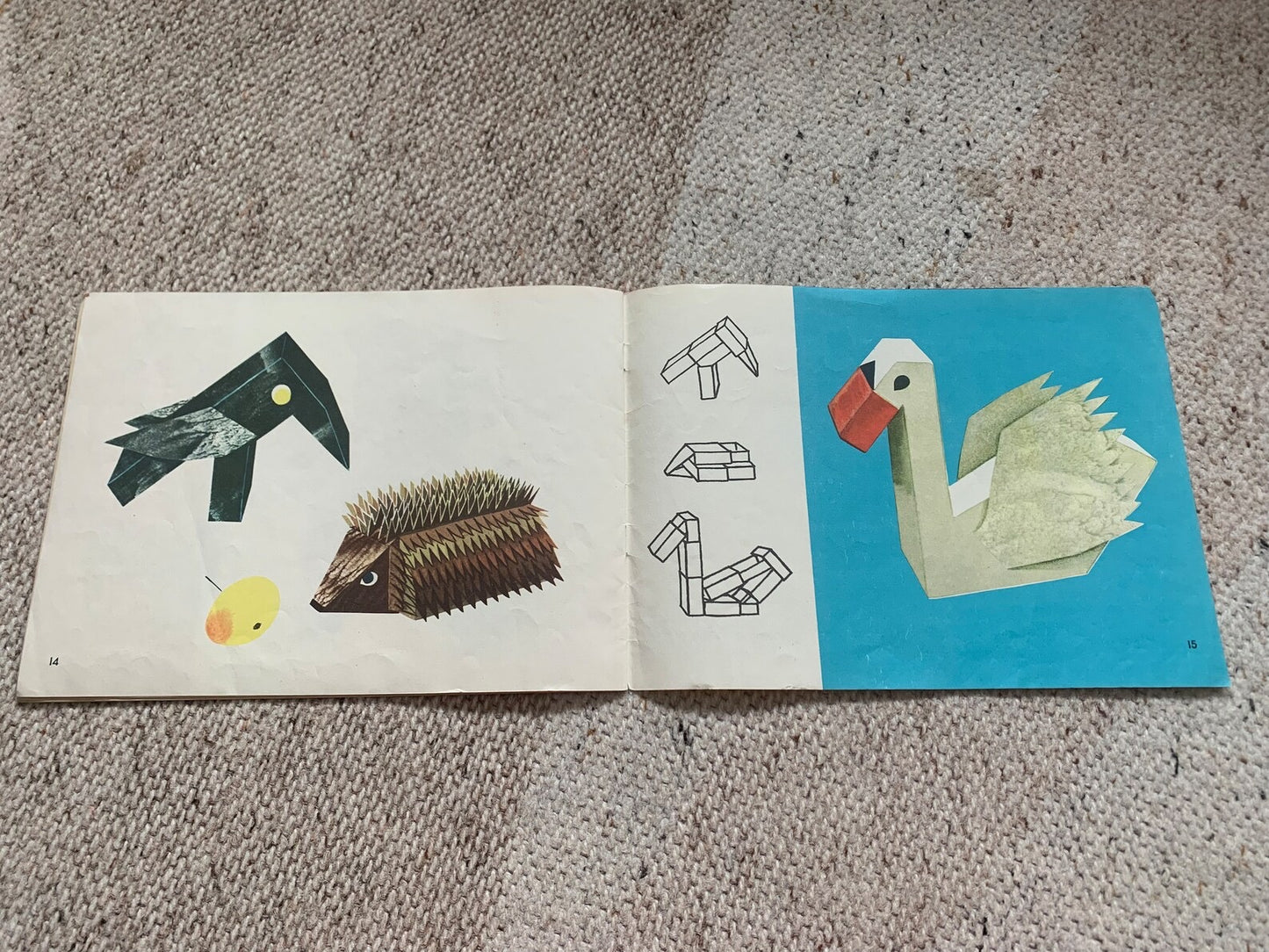Estonian Children's Craft book - ANIMALS FROM MATCHBOXES - Printed in 1984 - USSR