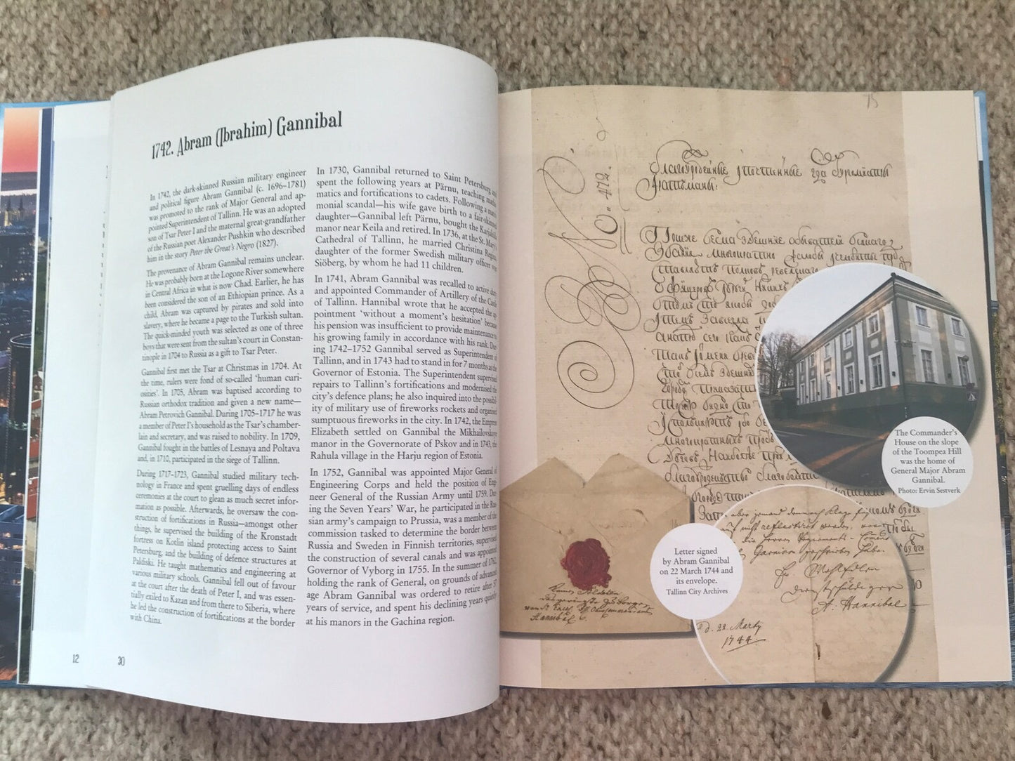 Book about Estonia - THE ACCLAIMED AND THE UNKNOWN - 50 Individuals from the History of Tallinn - Famous visitors from the past.