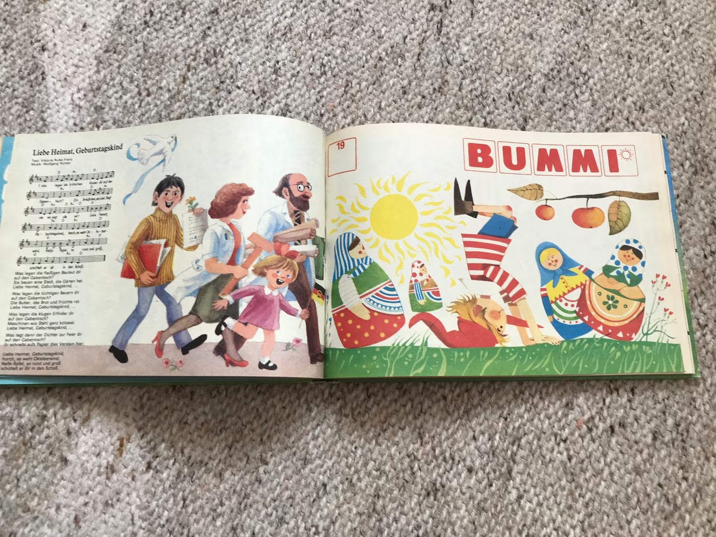 Vintage DDR / GDR children's book "BUMMI" - Retro East-German book - 1985