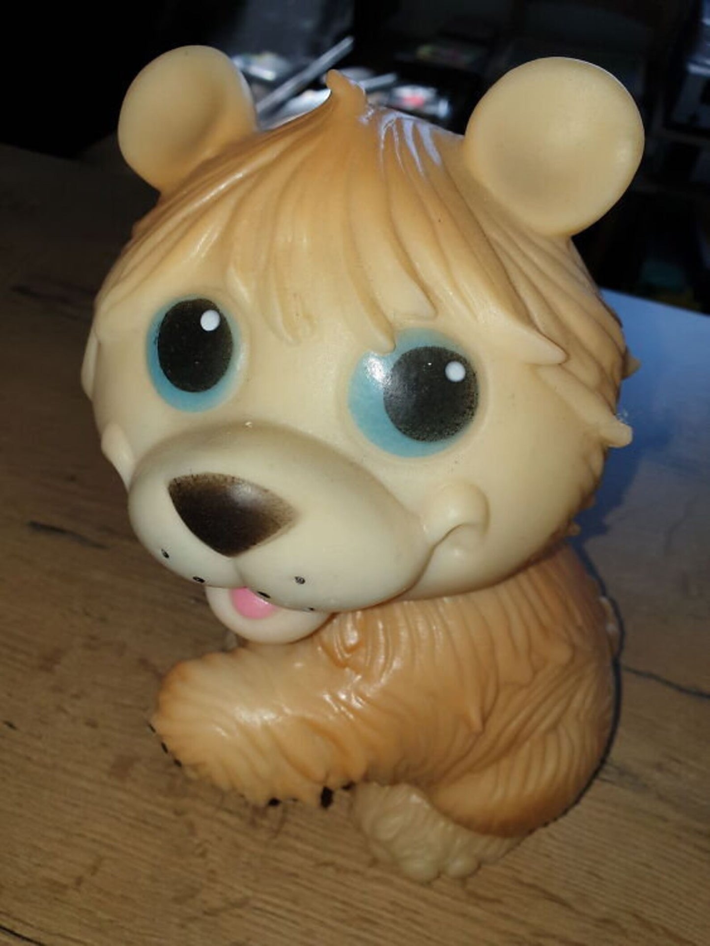 Vintage Soviet Squeaky Rubber Toy - DOG - 1980s