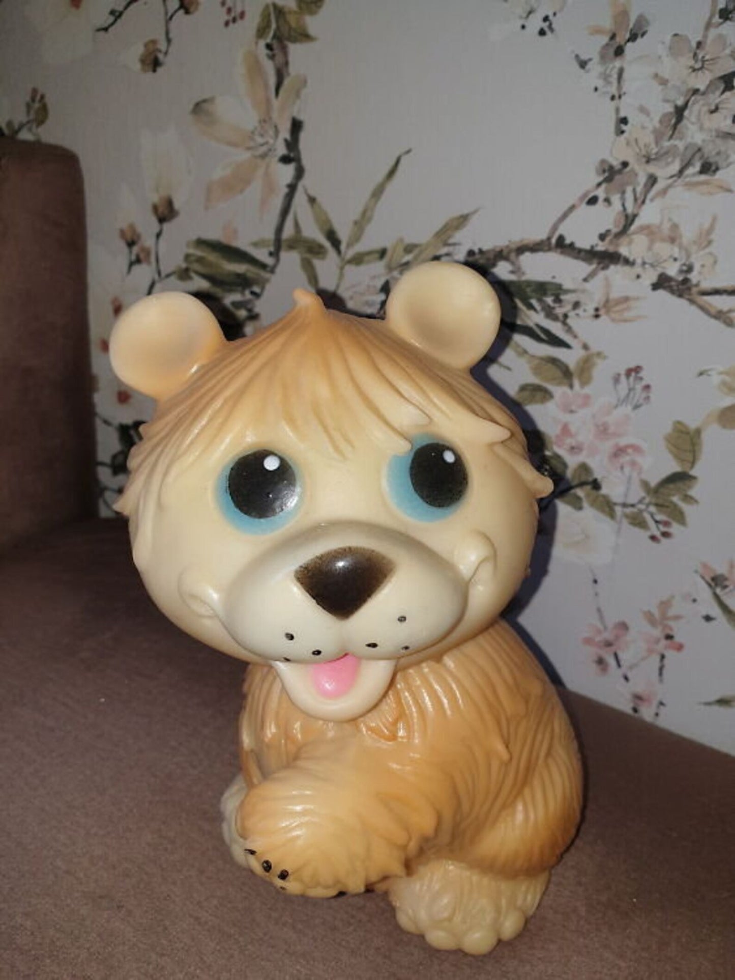Vintage Soviet Squeaky Rubber Toy - DOG - 1980s