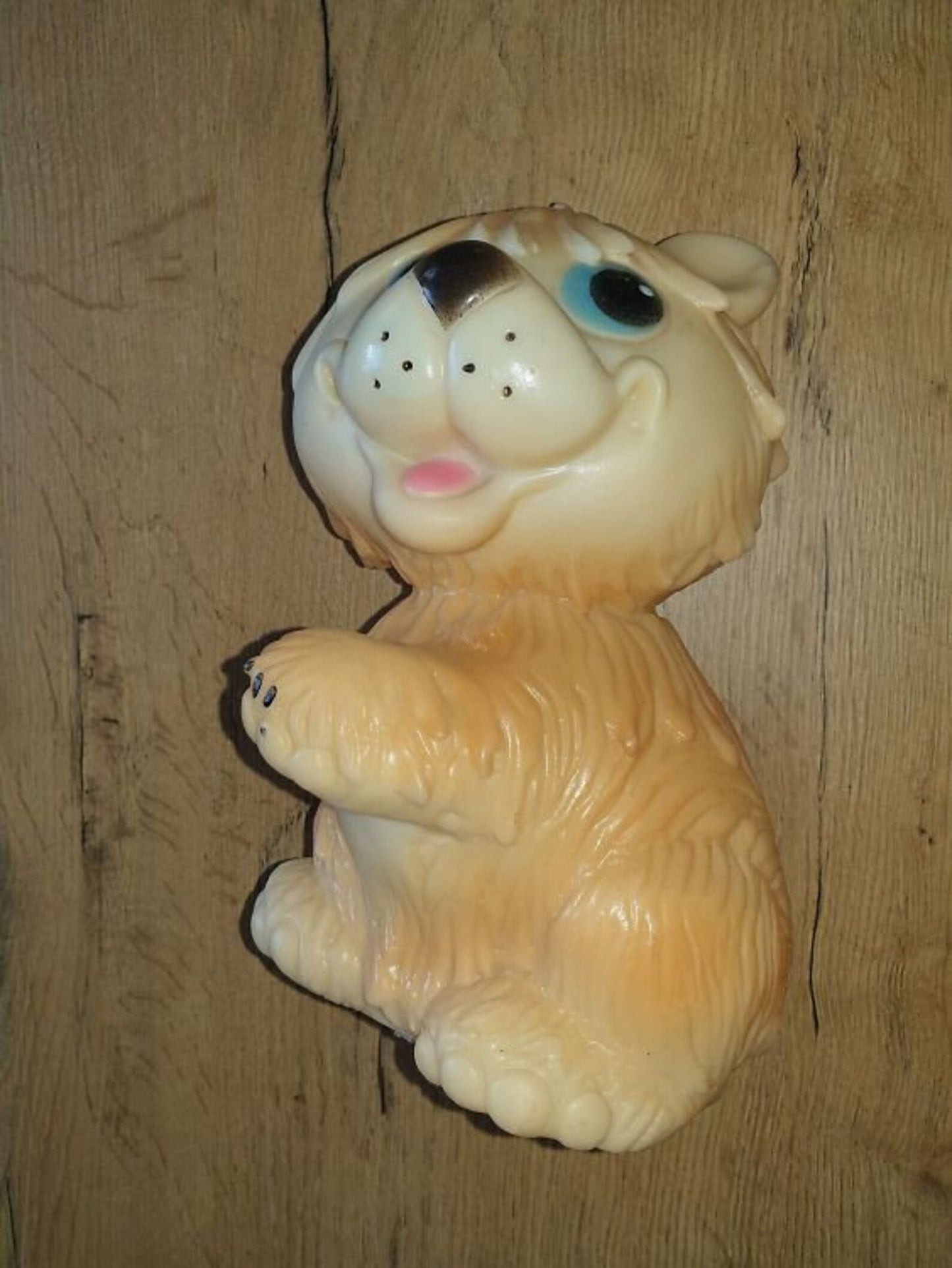 Vintage Soviet Squeaky Rubber Toy - DOG - 1980s