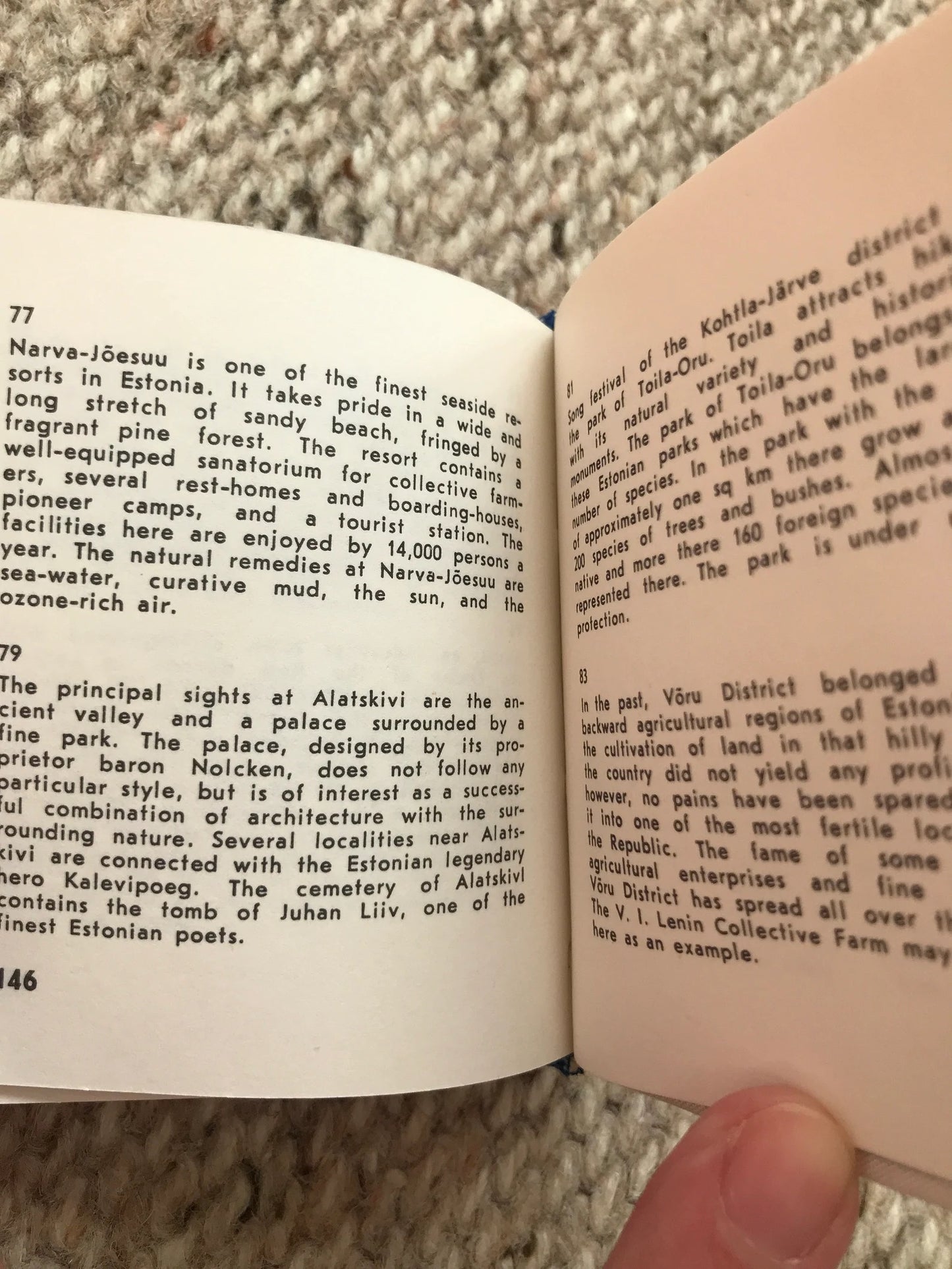 ESTONIA reference book - Made in USSR - 1981