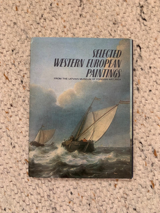 Western European Paintings From the Latvian Museum of Foreign Art - 16 Vintage unused USSR art postcards - Porcellis, Rieger, Giordano, Chabaud etc