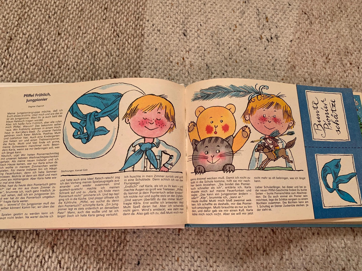Vintage DDR / GDR children's book "BUMMI" - Retro East-German book - 1988
