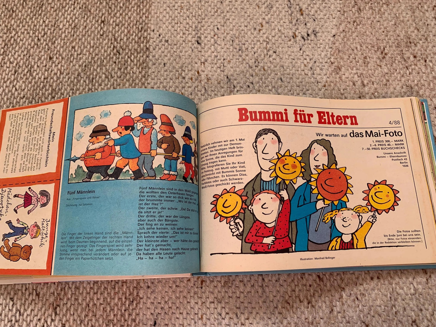 Vintage DDR / GDR children's book "BUMMI" - Retro East-German book - 1988